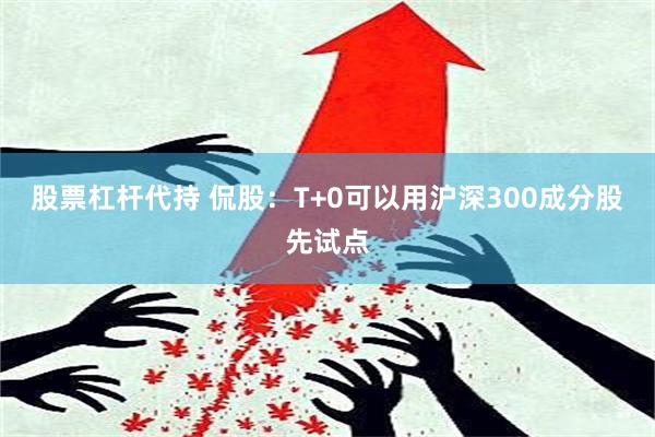 股票杠杆代持 侃股：T+0可以用沪深300成分股先试点