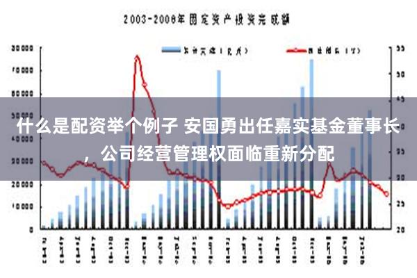 什么是配资举个例子 安国勇出任嘉实基金董事长，公司经营管理权面临重新分配