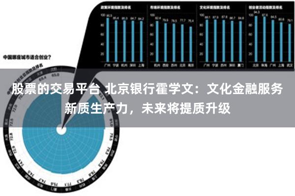 股票的交易平台 北京银行霍学文：文化金融服务新质生产力，未来将提质升级