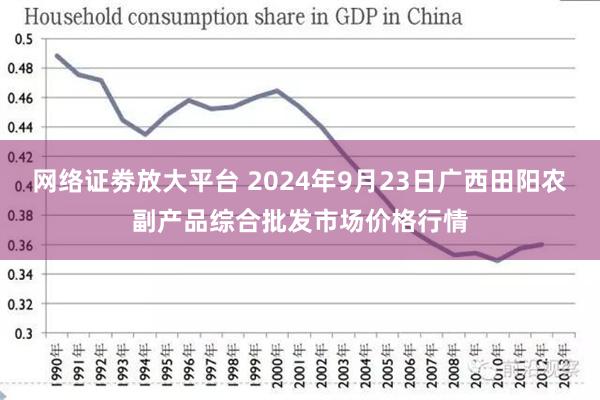 网络证劵放大平台 2024年9月23日广西田阳农副产品综合批发市场价格行情