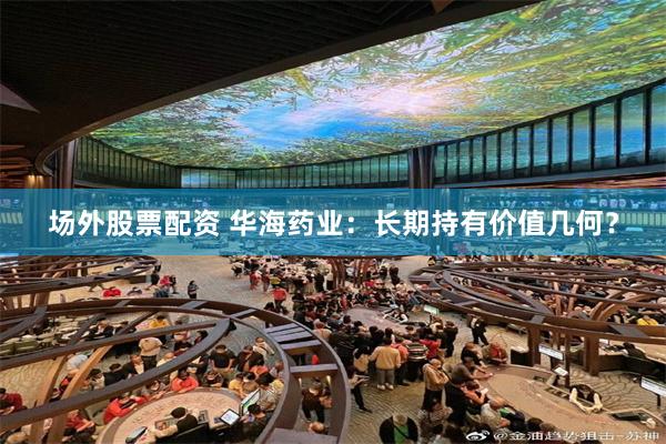 场外股票配资 华海药业：长期持有价值几何？