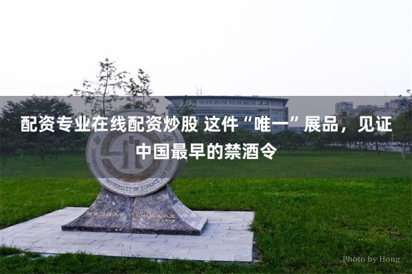 配资专业在线配资炒股 这件“唯一”展品，见证中国最早的禁酒令
