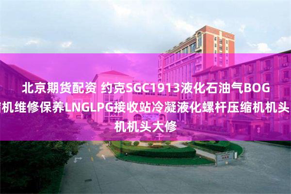 北京期货配资 约克SGC1913液化石油气BOG压缩机维修保养LNGLPG接收站冷凝液化螺杆压缩机机头大修