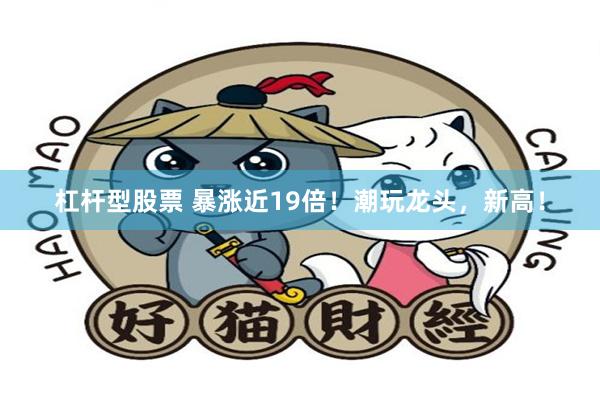 杠杆型股票 暴涨近19倍！潮玩龙头，新高！