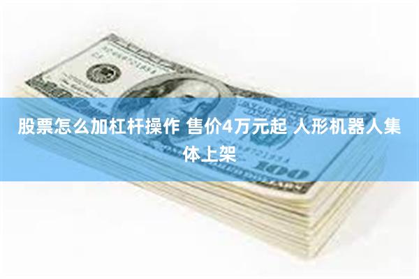 股票怎么加杠杆操作 售价4万元起 人形机器人集体上架